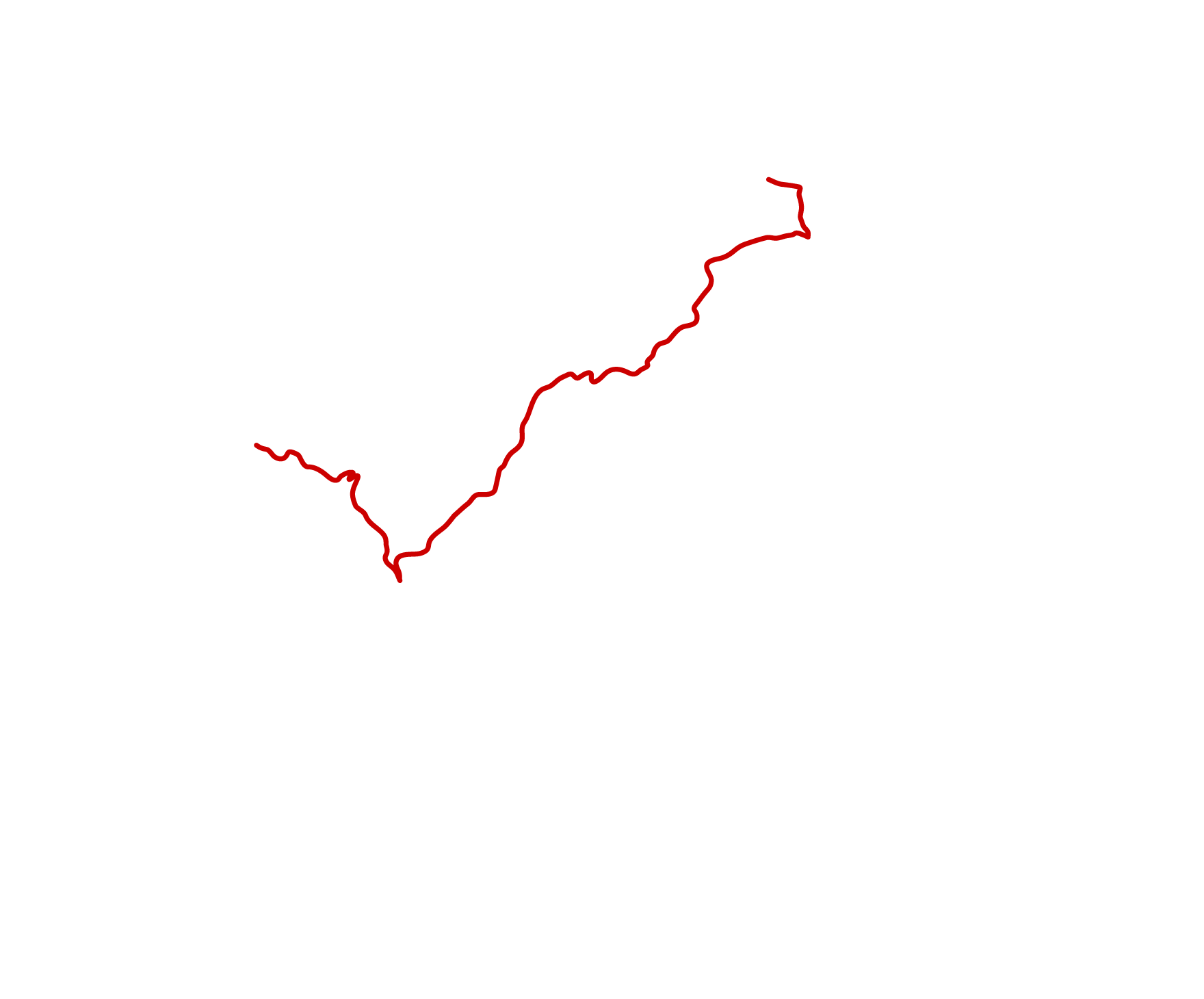 丹波大菩薩道のルート