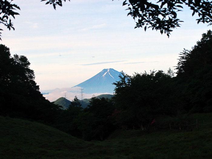 今朝の富士山